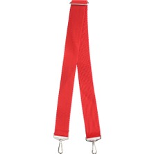 Sofist İstanbul Bright Red Narrow Woven Adjustable Bag Strap Parlak Kırmızı Dar Dokuma Ayarlanabilir Çanta Askısı