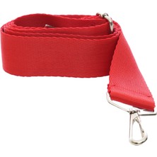 Sofist İstanbul Bright Red Narrow Woven Adjustable Bag Strap Parlak Kırmızı Dar Dokuma Ayarlanabilir Çanta Askısı