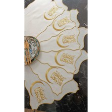 Tekno Trust Ramazan Mübarek Yazılı Tabak Altlığı, Supla, Amerikan Servisi 6 Adet