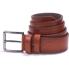 Dagoster DMK26-354 Taba 4 cm Suni Deri Erkek Kemer