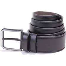 Dagoster DMK26-460 Siyah 4.5 cm Suni Deri Erkek Kemer