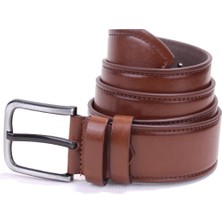 Dagoster DMK26-460 Kahve 4.5 cm Suni Deri Erkek Kemer