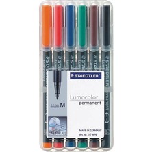 Staedtler 317 Wp6 Lumocolor Permanent Marker Kalem M 1.0mm 6'lı