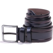Dagoster DMK26-454 Lacivert 4.5 cm Suni Deri Erkek Kemer
