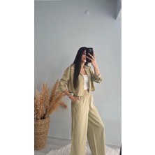 Yeşil Modal Kumaş Takım