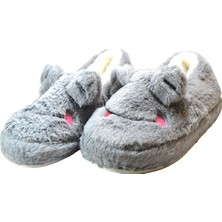 Onlo Ayakkabı Yünlü Kadın Pufuduk Ev Ayakkabı