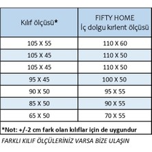 Fifty Home 2li Büyük Sırt Kırlent Iç Dolgu - 7 Farklı Ebat - Koltuk Sırt Kırlenti