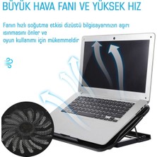 2 Li Netbook Soğutucu Kaliteli Vekadmeli-Işıklı ve Hafif Tasatım