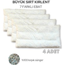 Fifty Home 4lü Büyük Sırt Kırlent Iç Dolgu - 7 Farklı Ebat - Koltuk Sırt Kırlenti