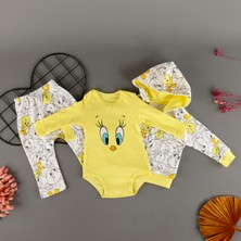 Bebegci Minik Civcivim Bebek Çocuk Mevsimlik 3'lü Kız Takım