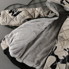 Bebegci Baskı Detaylı Bebek Çocuk Kışlık Erkek Mont