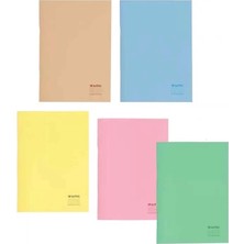 Keskin Pastel Note Dikişli Pp Kapak Defter A4 60 Yp. Kareli