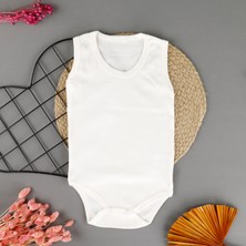 Bebegci Düz Askılı Unisex Bebek Badi