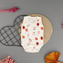 Bebegci Elma Baskılı Unisex Badi