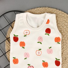 Bebegci Elma Baskılı Unisex Badi
