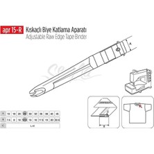 Sema Reçme Makine Ayarlı Lastik APARASI-30X15MM