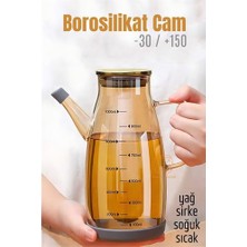 Yağ Sirke Şişesi Borosilikat Cam 1000 ml  A.verbrugge Design 720945