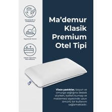 MADEMUR Klasik Yüksek Otel Visco Yastık 60X40X15 cm