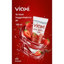 Viaxi Glide Çilek Aromalı Çilekli Kayganlaştırıcı Jel 100 ml 2 Adet