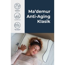 MADEMUR Ortopedik Anti-Aging Visco Yastık 56X42X12-11 cm