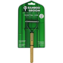 Bamboo Groom Köpekler Için 10 Diş Kıtık Açıcı Dematting Comb Tarak