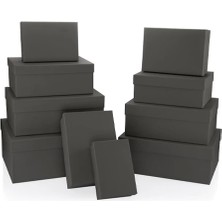 Gıpta Your Anthracıte Dikdörtgen Hediye Kutusu BX0899 E 190X260X110  mm