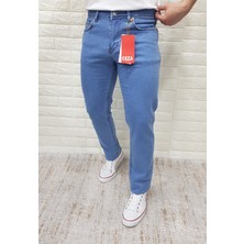 Ceza Denim Erkek Slim Fit Açık Mavi Esnek Likralı Kot Pantolon (508)