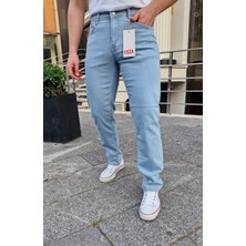 Ceza Denim Erkek Slim Fit Buz Mavi Esnek Likralı Kot Pantolon