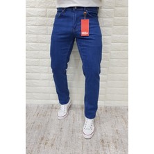 Ceza Denim Erkek Slim Fit Koyu Mavi Esnek Likralı Kot Pantolon (506)