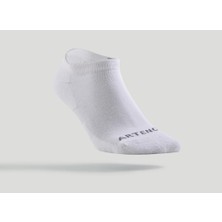 Decathlon Tenis Çorabı Beyaz Kısa Konçlu 3 Çift Başlangıç Seviyesi Spor Çorap