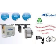 Broderi Bd-55 (550W) Iğne Pozisyonlu Servo Motor (7000 Devir)