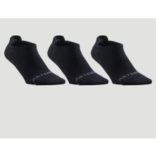 Tenis Çorabı - Kısa Konç - Unisex - 3 Çift - Siyah - Rs 160