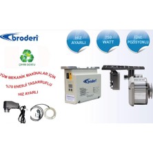 Broderi Bd-75 (750W) Iğne Pozisyonlu Servo Motor (4500 Devir)