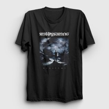 Presmono Unisex Siyah Misthyrming Algleymi T-Shirt