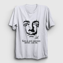 Presmono Unisex Beyaz God Ressam Painter Salvador Dali T-Shirt