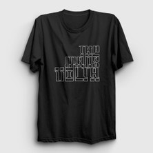 Presmono Unisex Siyah Logo The Mars Volta T-Shirt