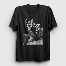 Presmono Unisex Siyah Graveyard Lifelover T-Shirt