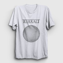 Presmono Unisex Beyaz Altered State Tesseract T-Shirt
