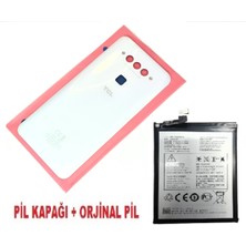 Tkgz Tcl Plex 780H Arka Pil Batarya Kapağı + Pil (Cam) Beyaz