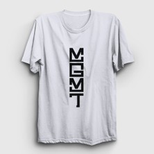 Presmono  Beyaz Logo Rock Mgmt T-Shirt
