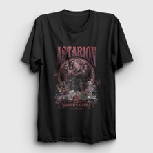 Presmono  Siyah Astarion Vampire Oyun Baldur's Gate T-Shirt