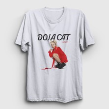 Presmono  Beyaz Candy Müzik Doja Cat T-Shirt