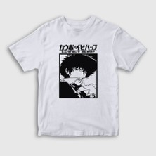 Presmono  Çocuk Beyaz Poster Anime Cowboy Bebop T-Shirt