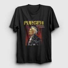 Presmono  Siyah Album Punk Müzik Purgen T-Shirt