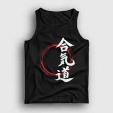 Presmono Unisex Siyah Circle Aikido Ufc Mma Dövüş Sanatları Atlet