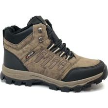 Kocamanlar Ayakkabı Kocamanlar Xstep X6 Trekking Outdoor Ortopedik Erkek Bot Vizon Renkli Kaymaz Taban Özellikli