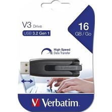 Verbatim 49172 16 GB 3.2 USB V3 Flash Bellek