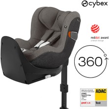 (aralık 2024 teslim) Cybex Sirona Zi isize Plus (terletmeyen özel kumaş) (360 derece dönen Adac ödüllü isofix bebek oto koltuğu 0-18 kg)