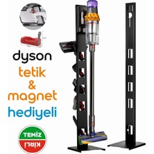 Dyson Uyumlu Antrasit Gri Renk Dikey Süpürge Standı V15-V12-V11-V10-V8 Bütün Dyson Modelleriyle Uyumlu