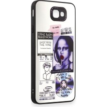 FUJİMAX Samsung Galaxy J7 Prime Kılıf Özel Tasarım Desenli Düşme ve Darbelere Ekstra Dayanıklı Mirror Desenli Kapak